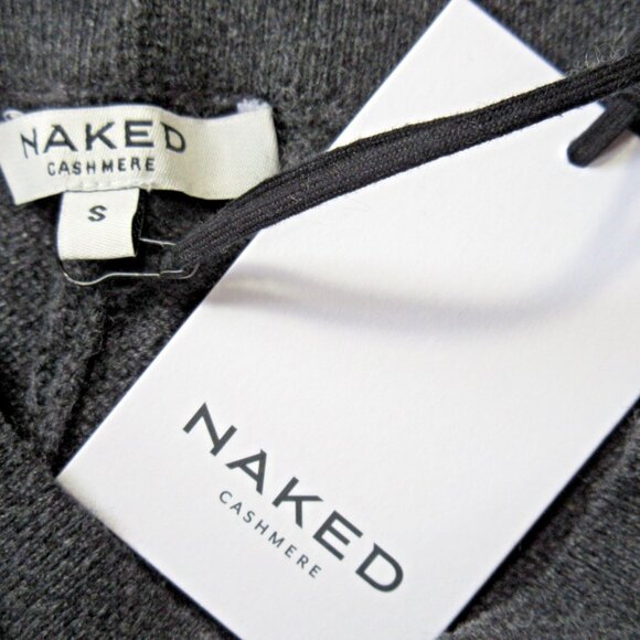 NWT Naked Cashmere Mavis Jogger in Charcoal Knit Pull-on Sweater Pants S - Picture 4 of 8
